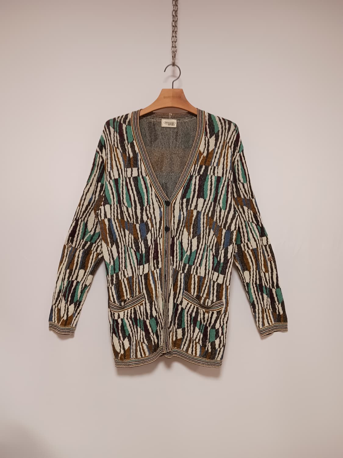 미쏘니 스포츠 니트가디건 상품이미지1