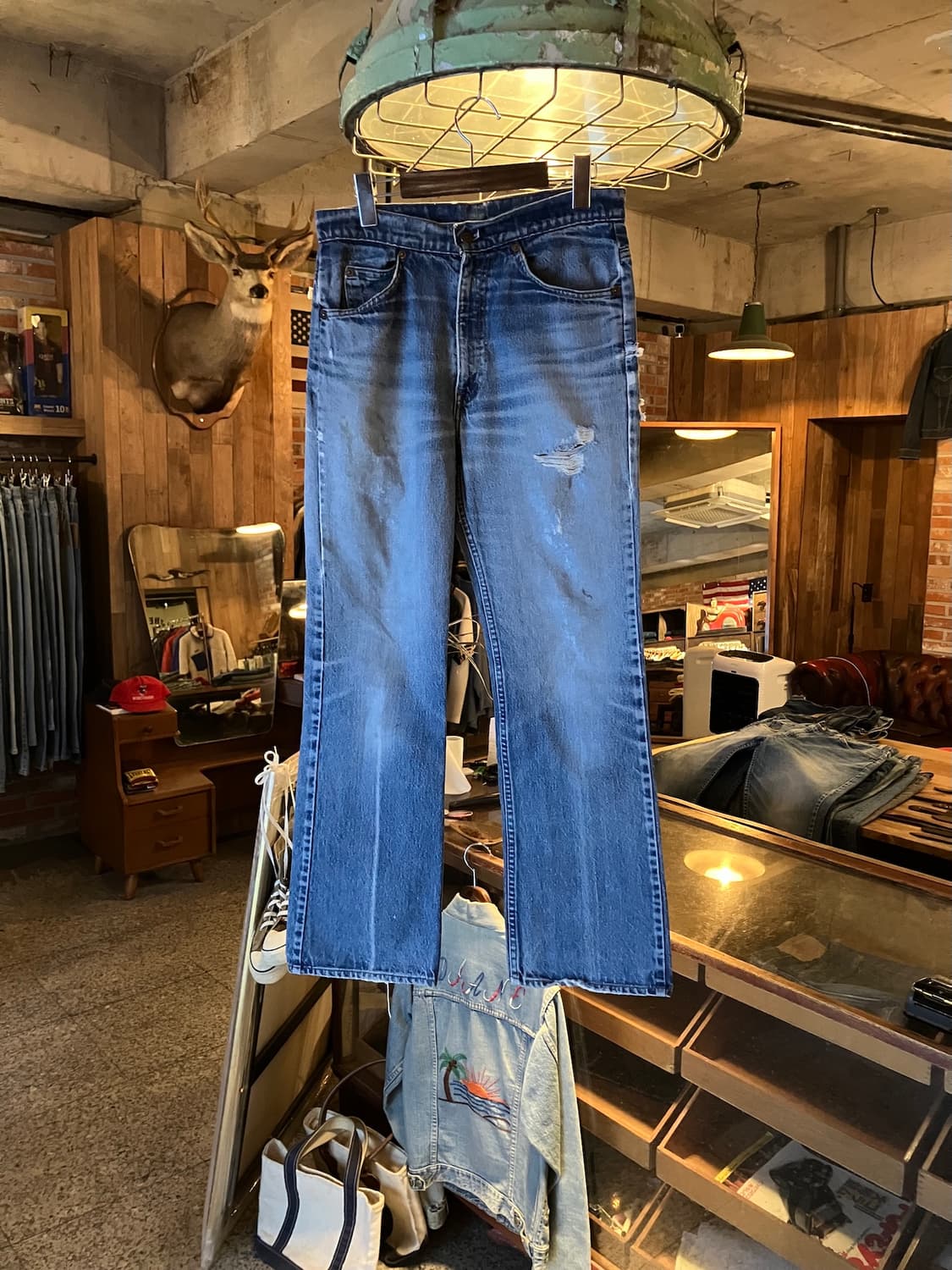 80s USA 빈티지 리바이스 517 부츠컷 데님 팬츠 상품이미지1