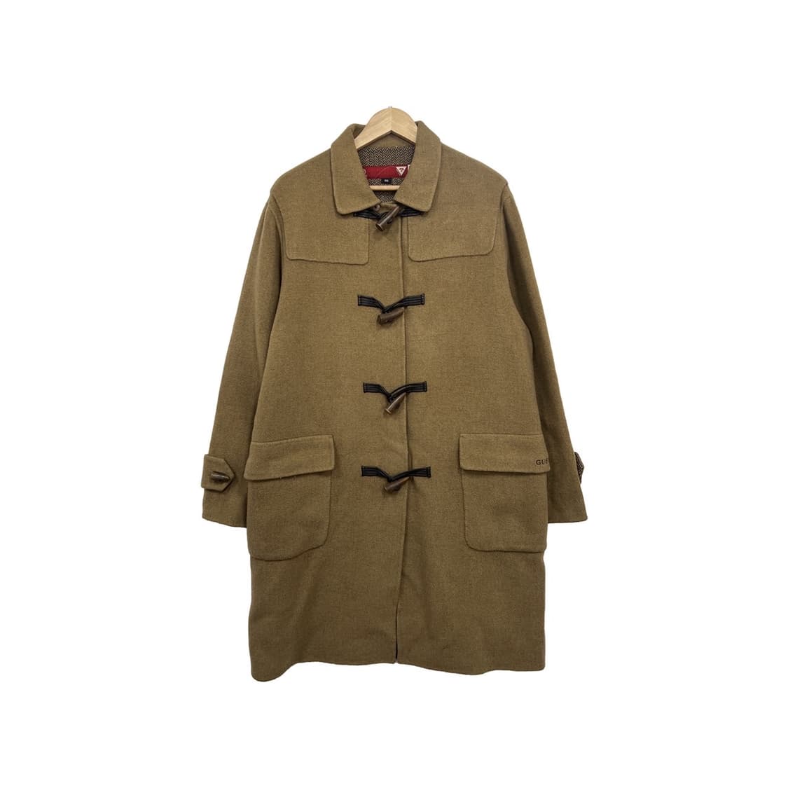 게스 빈티지 카멜 더플 코트 떡볶이 코트 상품이미지1