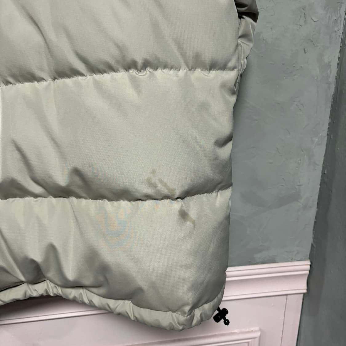 나이키 스우시 뉴챔프 구스다운 패딩 카키 베이지 상품이미지4