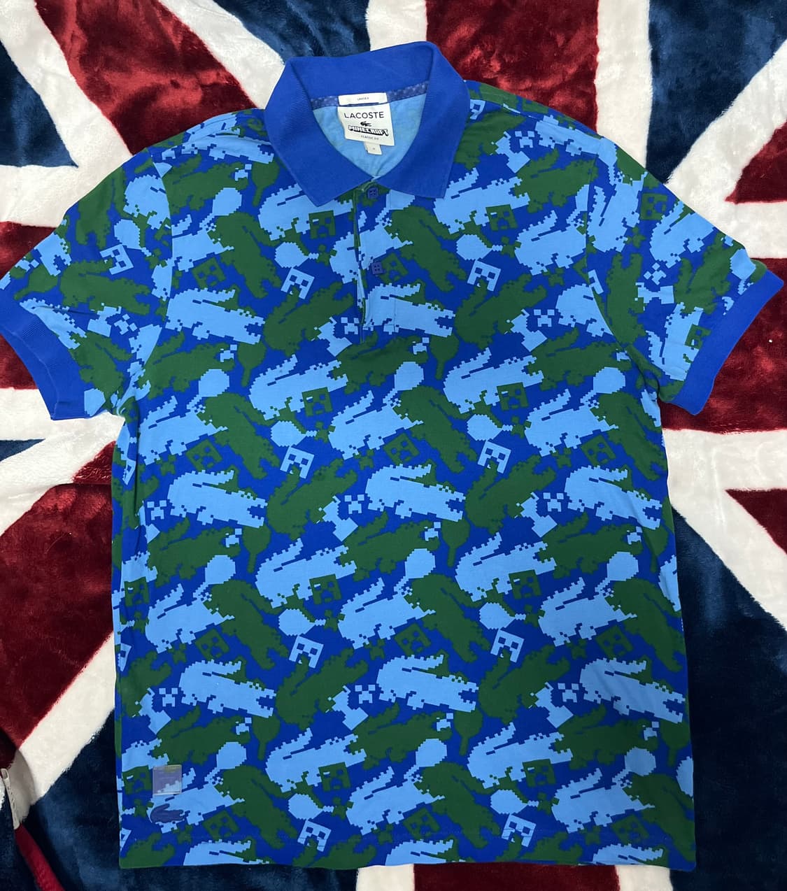 라코스테 X 마인크래프트 폴로티 100 상품이미지1