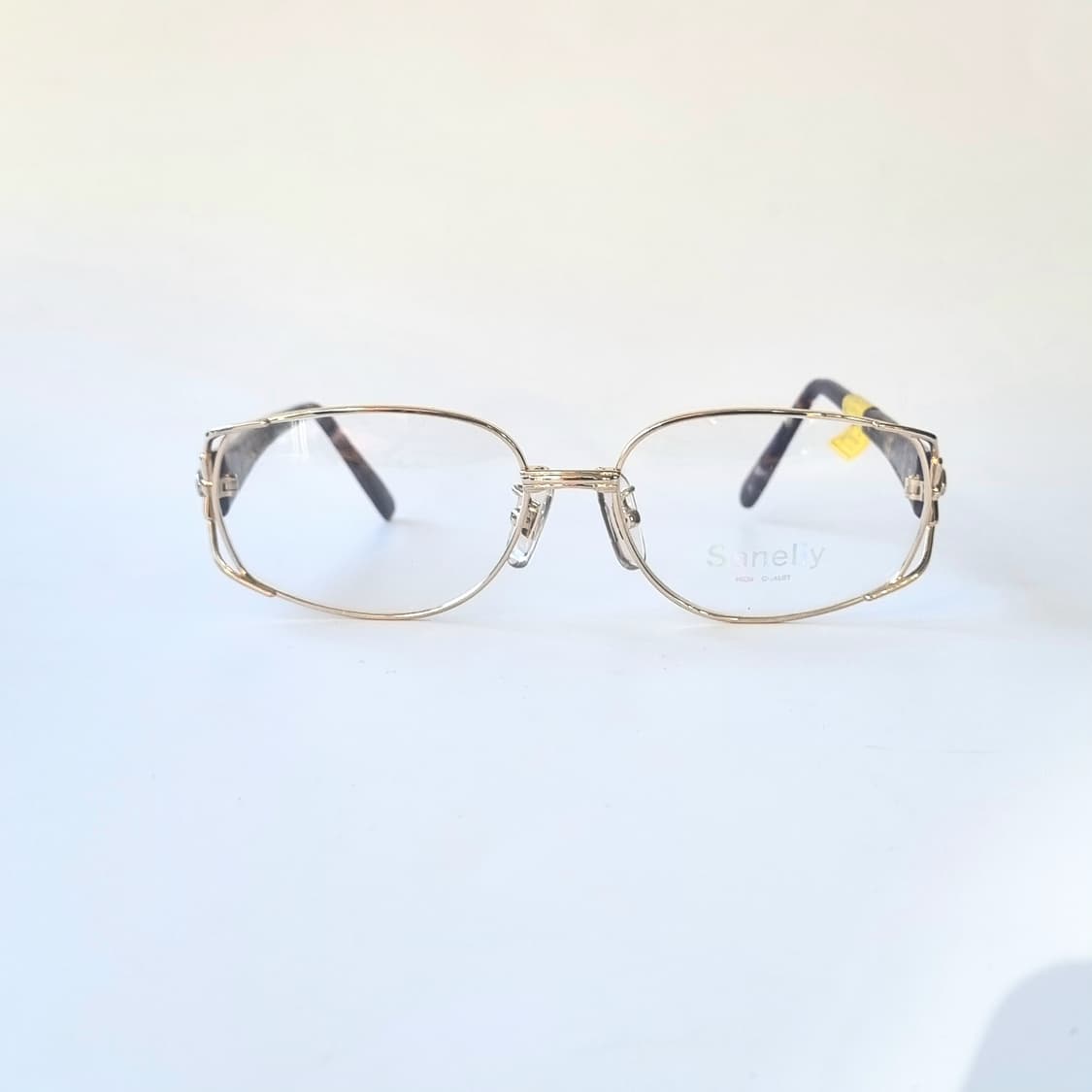 데드스탁 고급스러운 골드 금테 & 호피 다리 안경테  165 상품이미지3