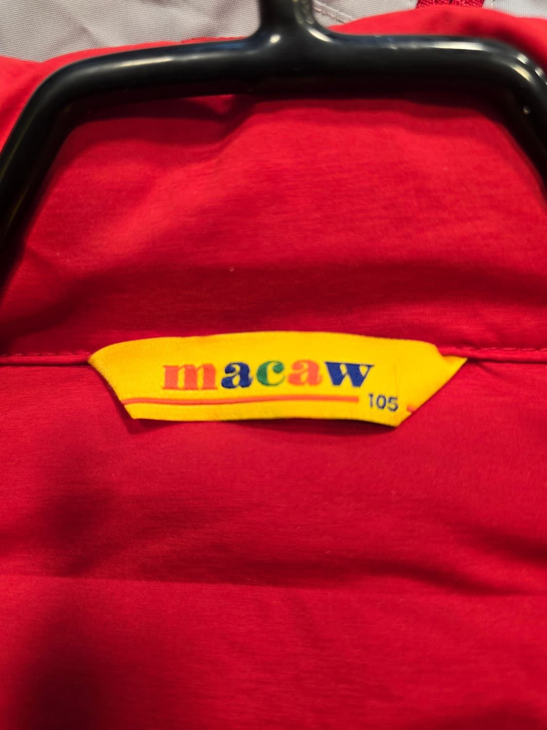 거의새거) 마코 macaw 빨간 경량패딩 구스다운패딩 100~105 상품이미지6