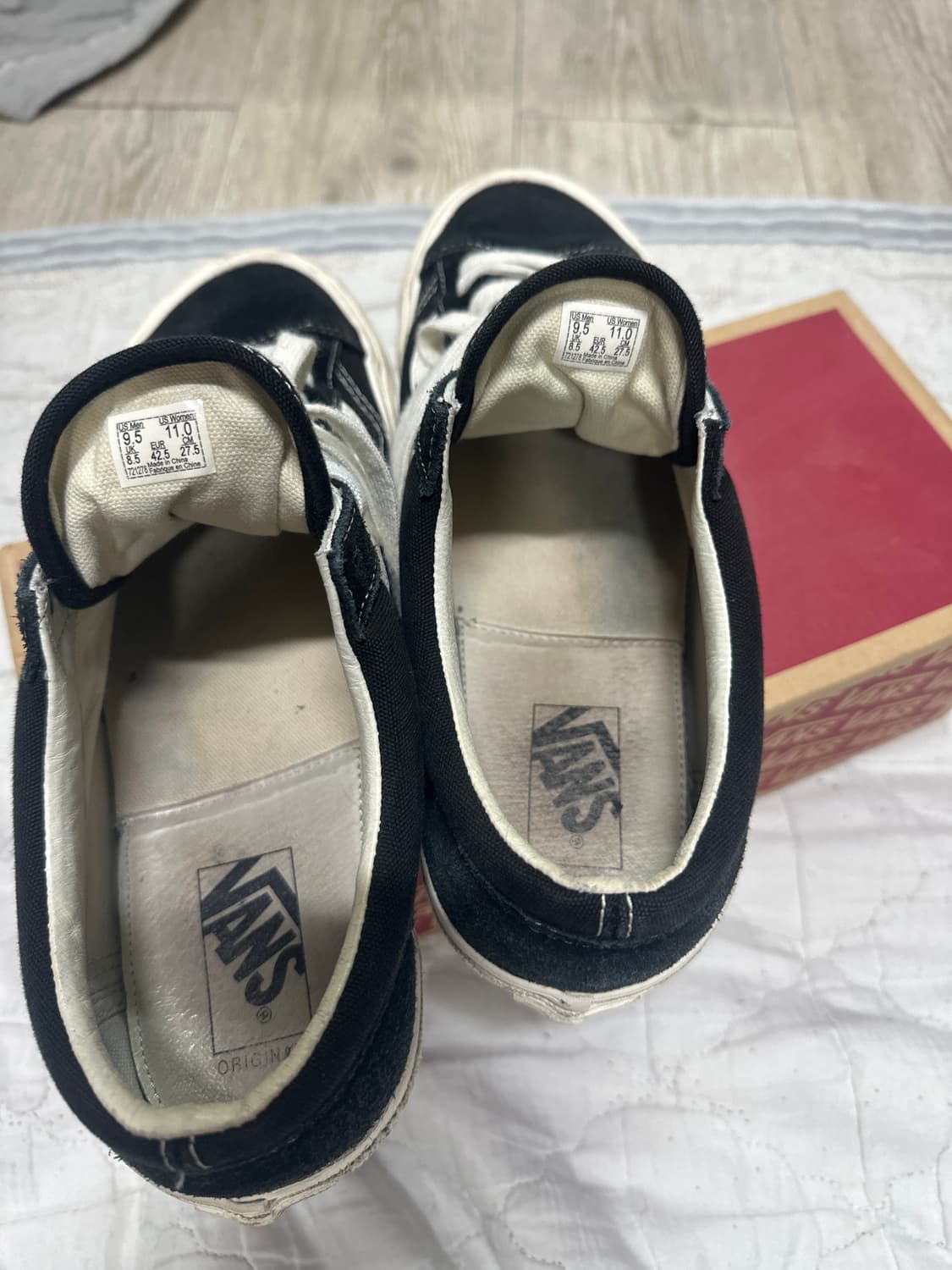 반스 올드스쿨36 에너하임 팩토리 블랙 화이트 상품이미지2