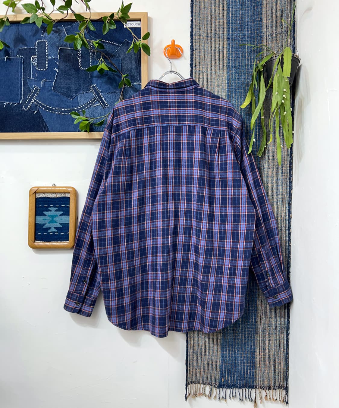 PAPAS  Flannel Check Shirt 상품이미지2