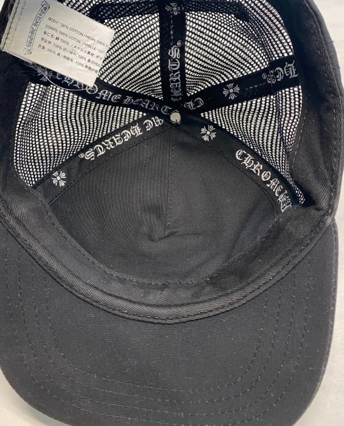 Chrome Hearts 메쉬 트러커 볼캡 블랙 상품이미지2