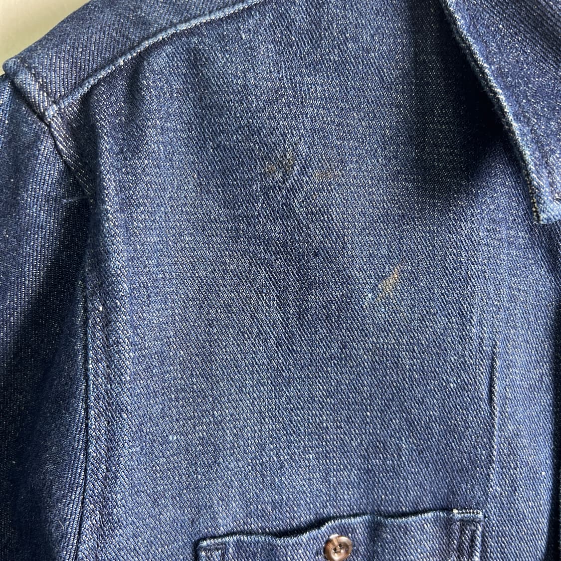 A.P.C. 아페쎄 투포켓 인디고 데님 셔츠 M 상품이미지10
