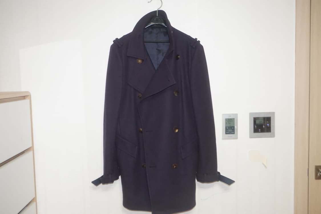 우영미 09F/W 바이올렛 코트 상품이미지3