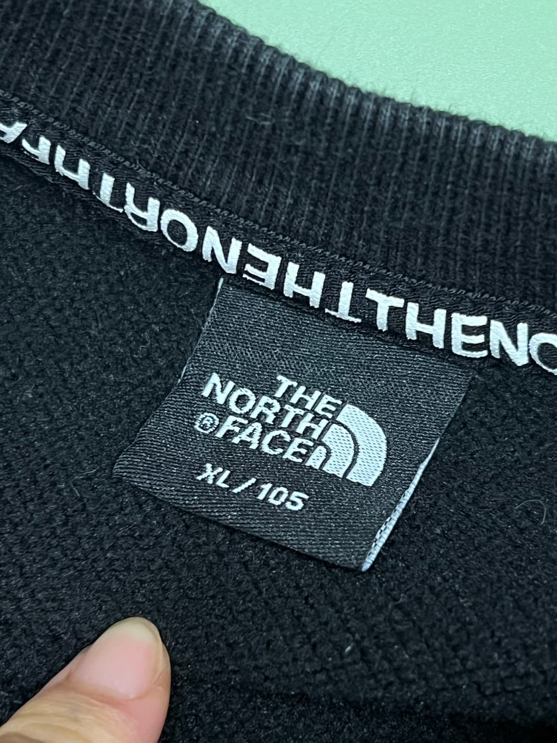 (XL) 노스페이스 엔에스이 스웻 라운드 맨투맨 블랙 상품이미지4