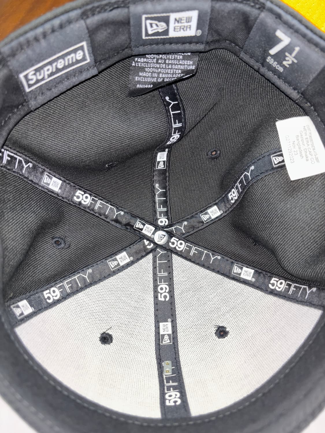 슈프림 골드 크로스 뉴에라 7 1/2 상품이미지3