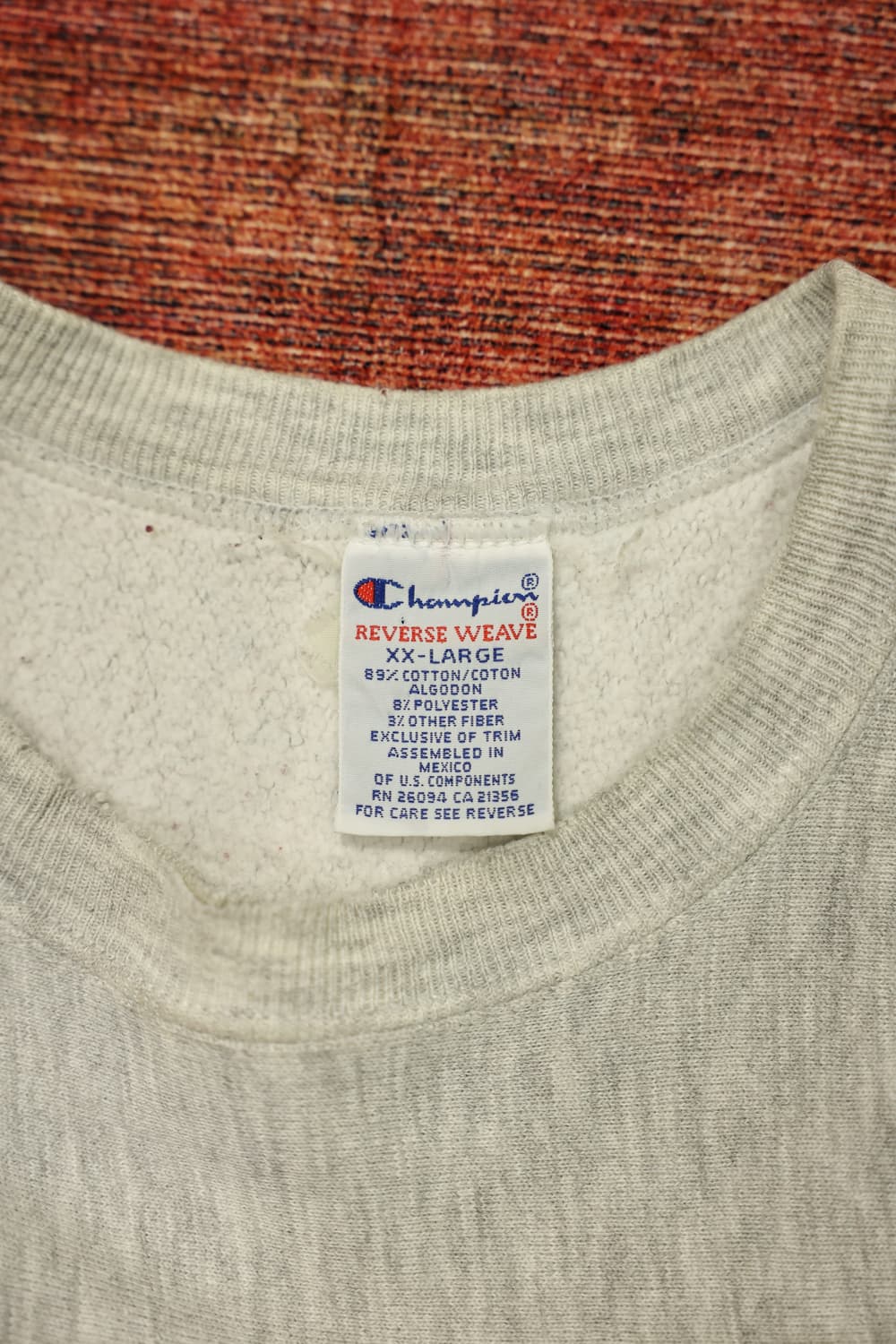 90s 빈티지 챔피온 리버스위브 스웻 판매 2xl 사이즈 상품이미지6