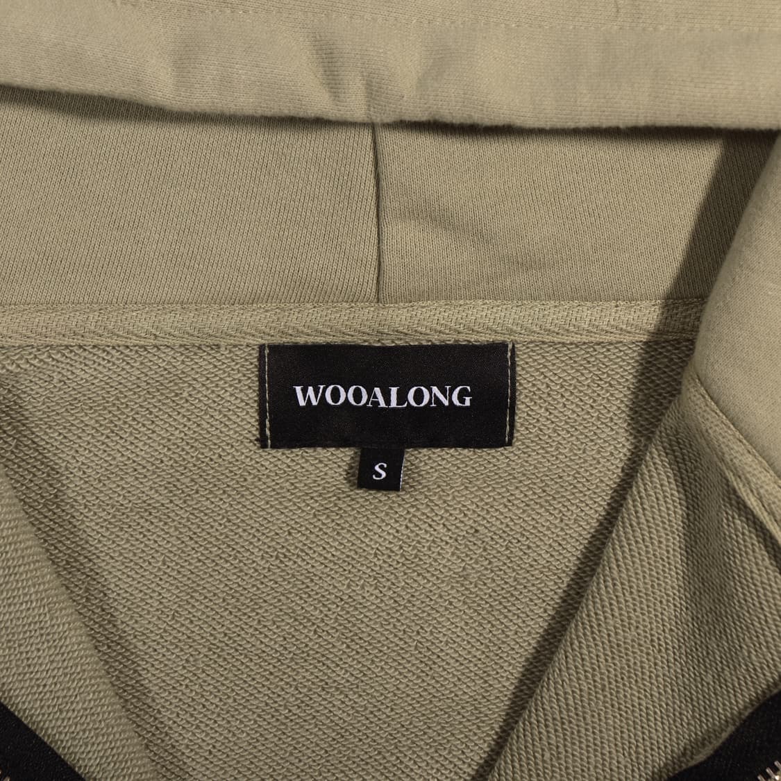 우알롱 크롭 후드집업 B210 상품이미지2