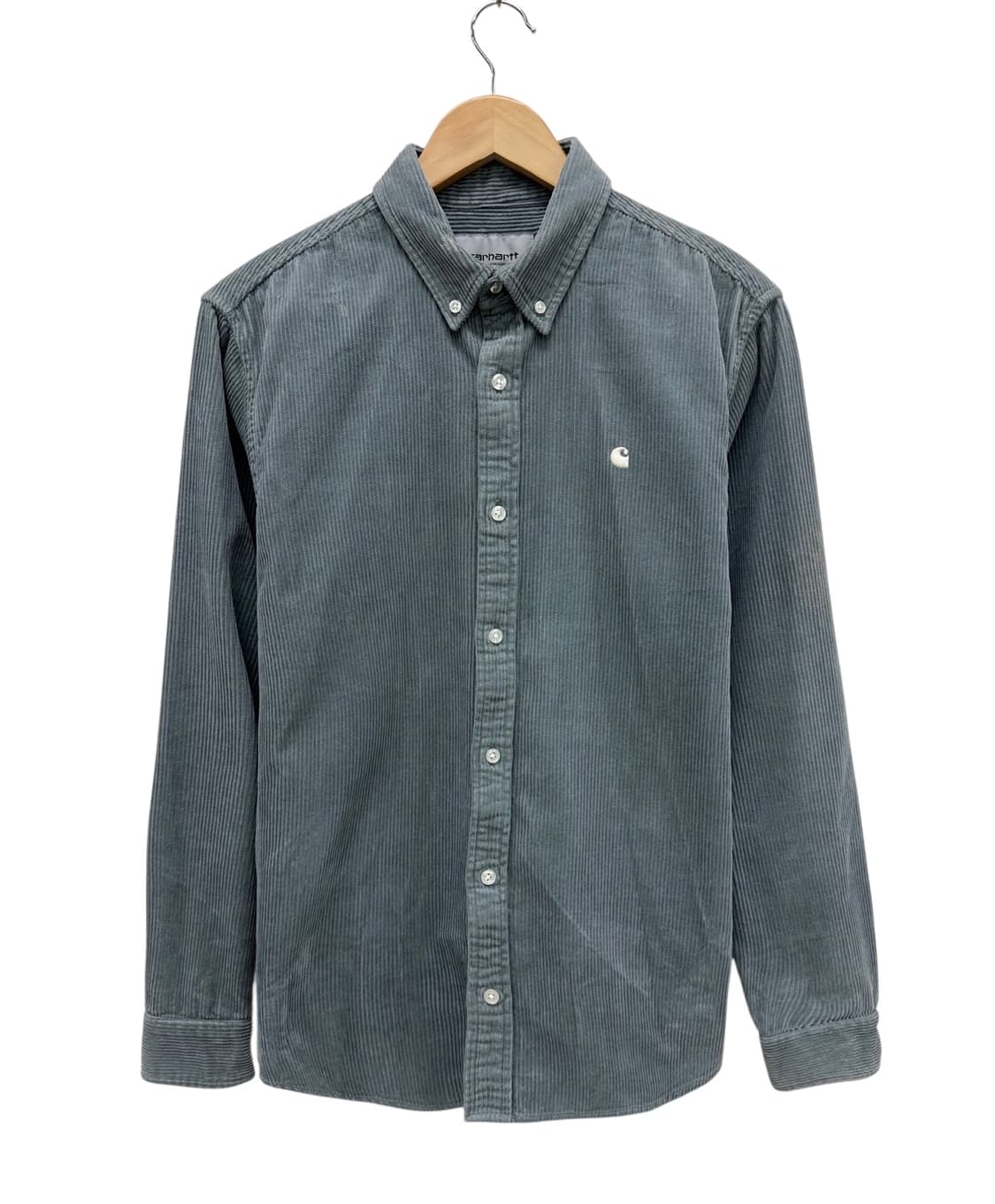 칼하트 WIP 메디슨 코듀로이 골덴셔츠 블루그린 (M) 상품이미지1