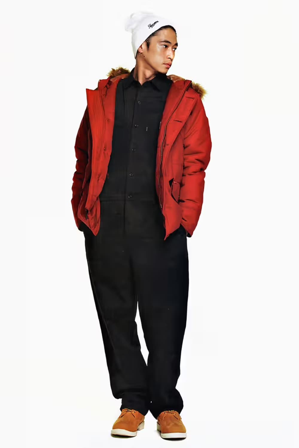 Supreme 슈프림 x 밀러레인 왁스 코튼 엔쓰리비 파카 블랙 상품이미지8