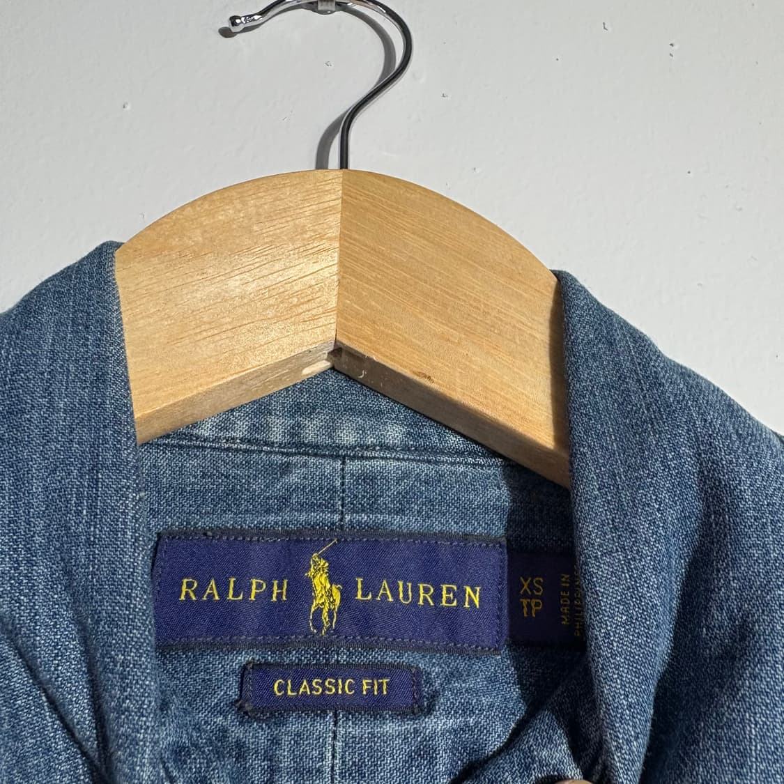 폴로 랄프로렌 빈티지 데님 버튼다운 셔츠 (무료배송) 상품이미지3