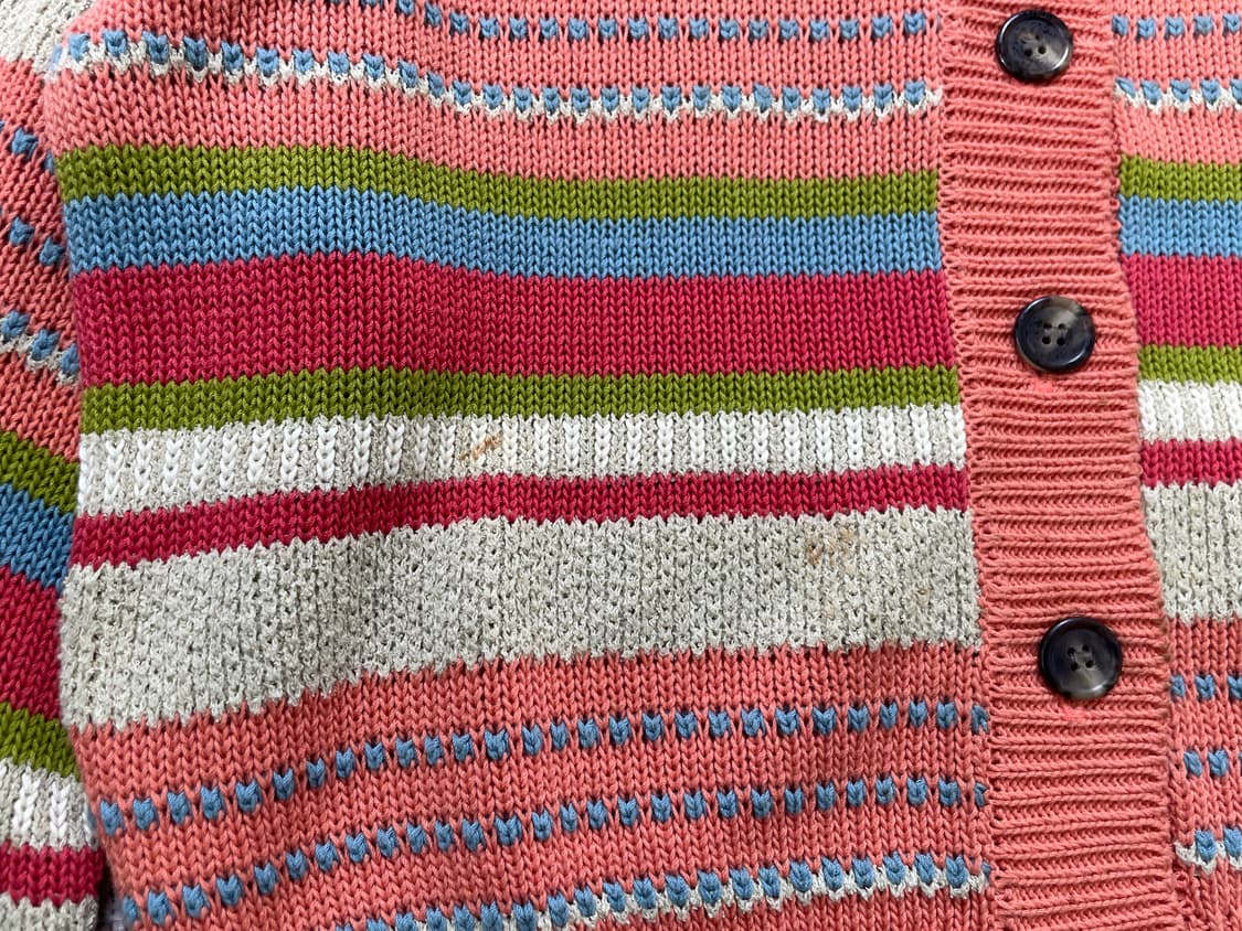 빈티지 cam 멀티컬러 코튼 가디건 상품이미지2