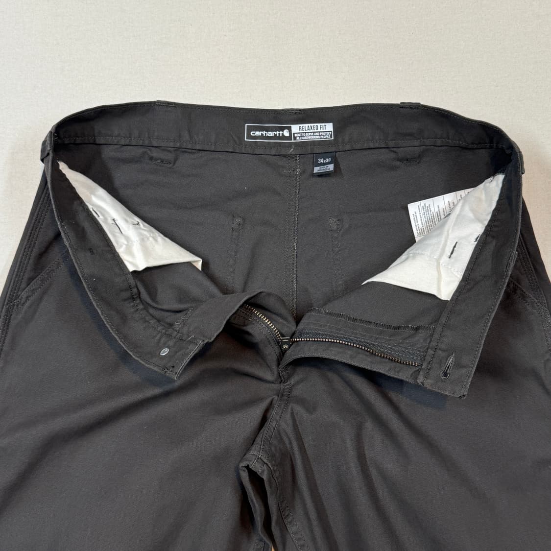 34inch) 칼하트 차콜 그레이 워크 팬츠 릴렉스핏 상품이미지6