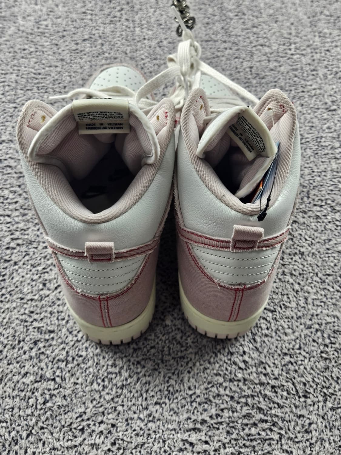 나이키 덩크 하이 베얼리 로즈 데님 스니커즈 (265MM) / 10784 상품이미지3