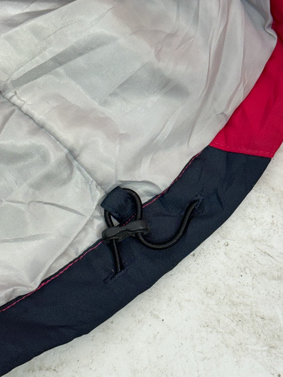 00s 아디다스 버건디 레드 삼선 오버핏 바람막이 자켓 M 상품이미지9