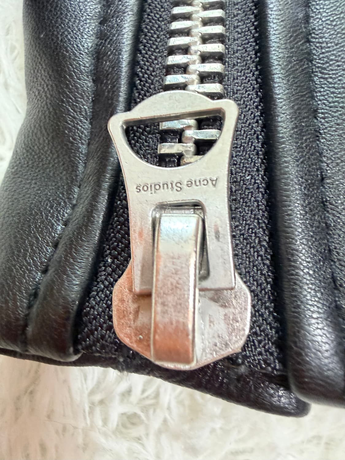 아크네 스튜디오 MINI DASHER 가죽 자켓 38 상품이미지7