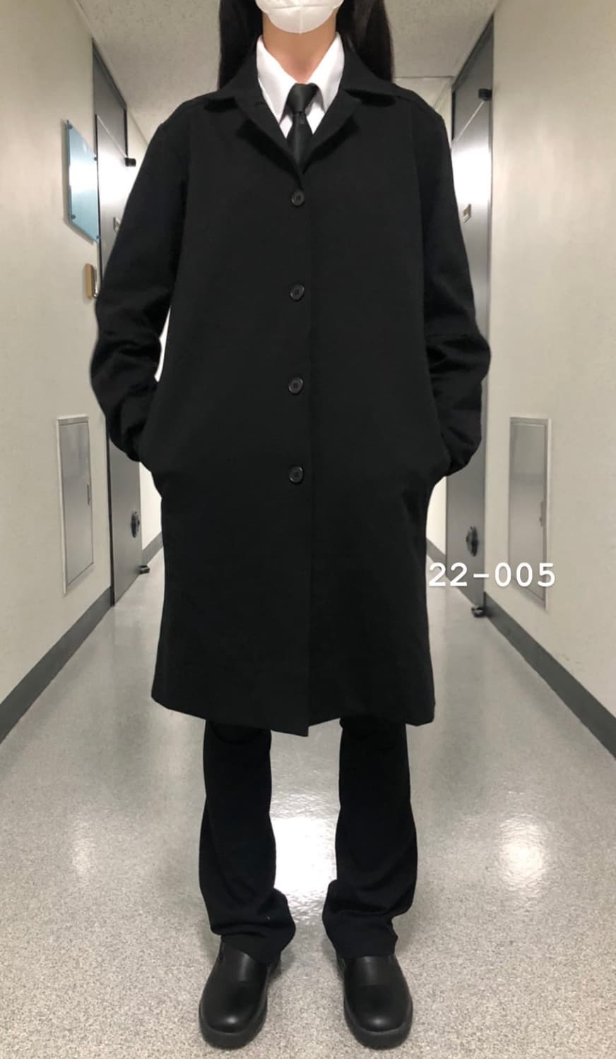 지초이 컴포트 코트 그래파이트 2 사이즈 상품이미지1