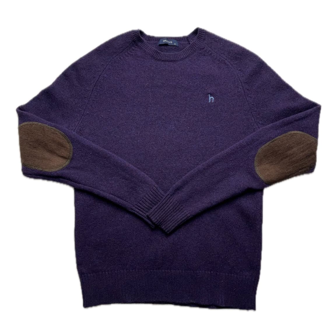헤지스 팔꿈치 포인트 보라 니트 중고 구제 빈티지 상품이미지1