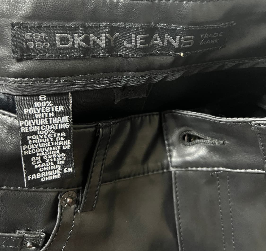 한섬 DKNY 디케이앤와이 레더바지 정품 상품이미지3