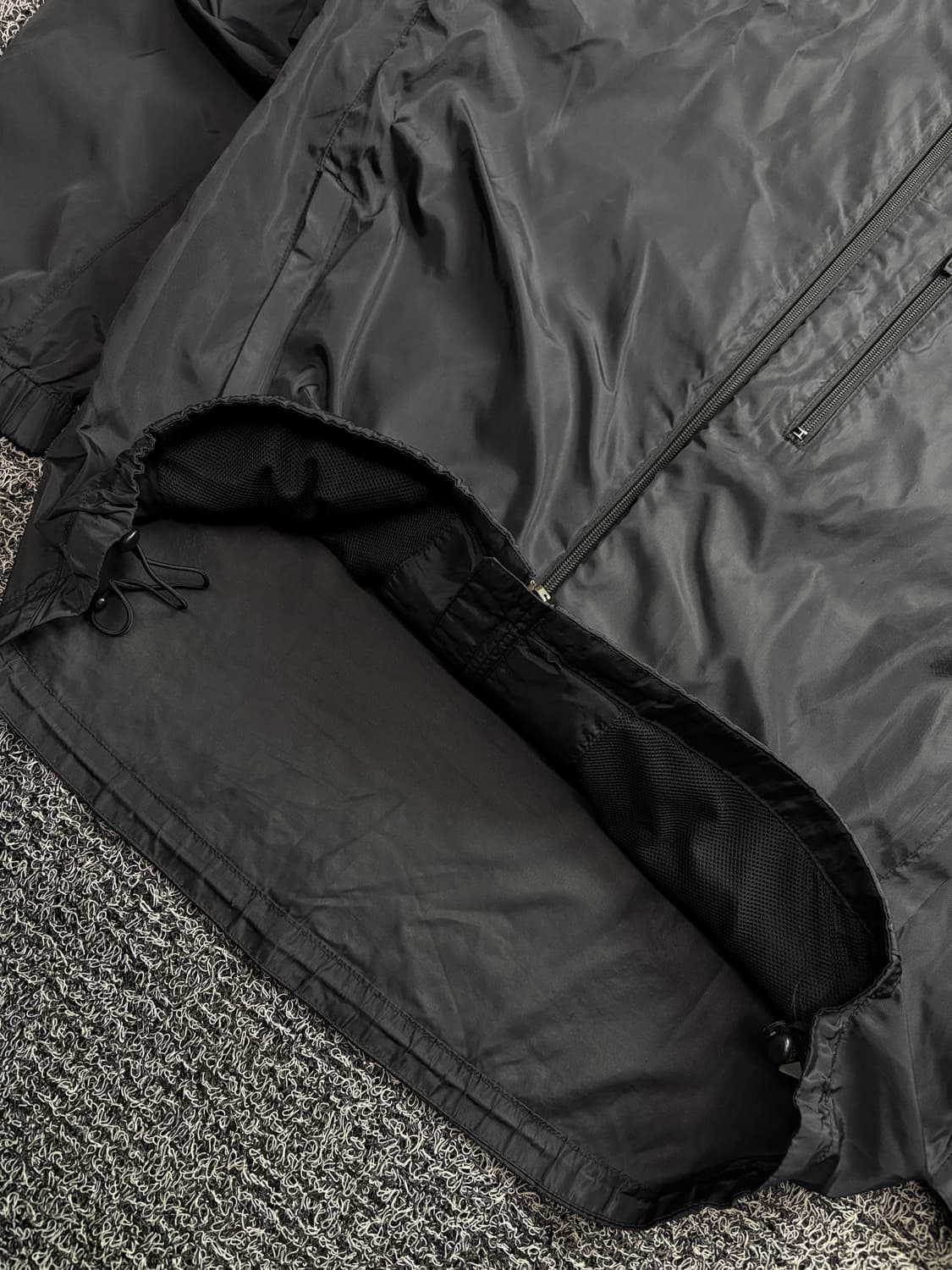 노스페이스 테크웨어 블랙 나일론 메탈 바람막이 1978 상품이미지3