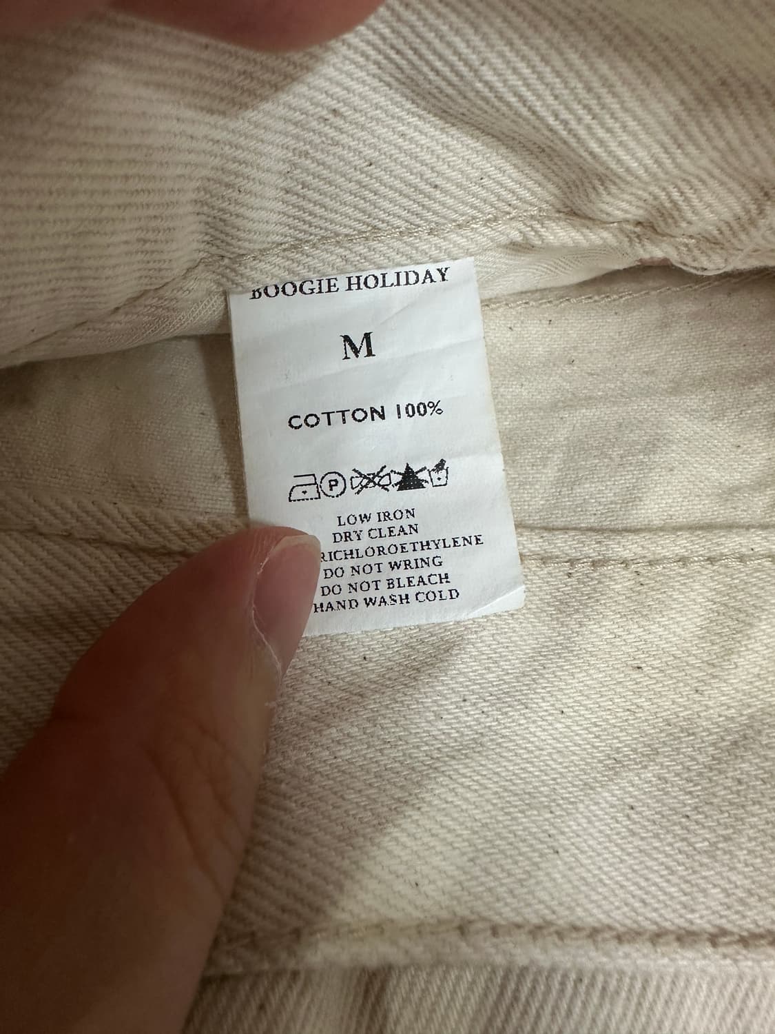 부기홀리데이 에크루 데님 판매 상품이미지4