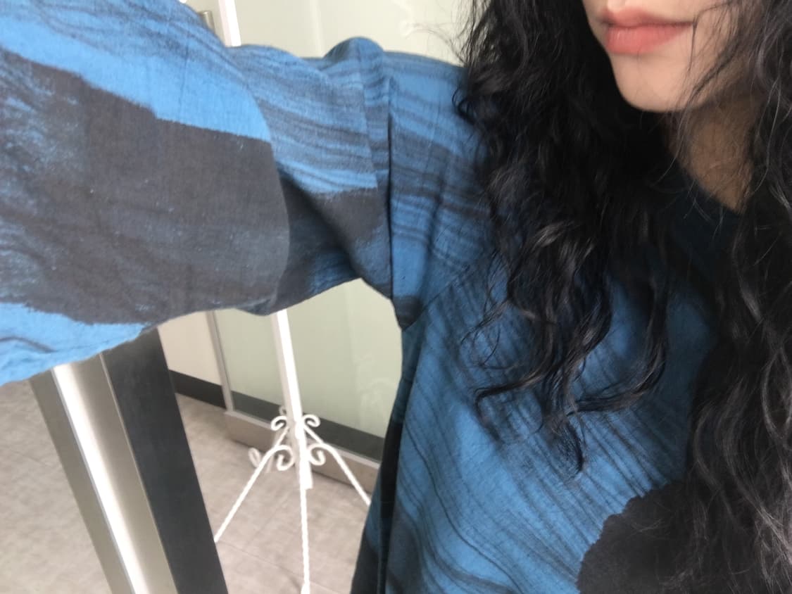 blue pattern tunic dress 상품이미지8