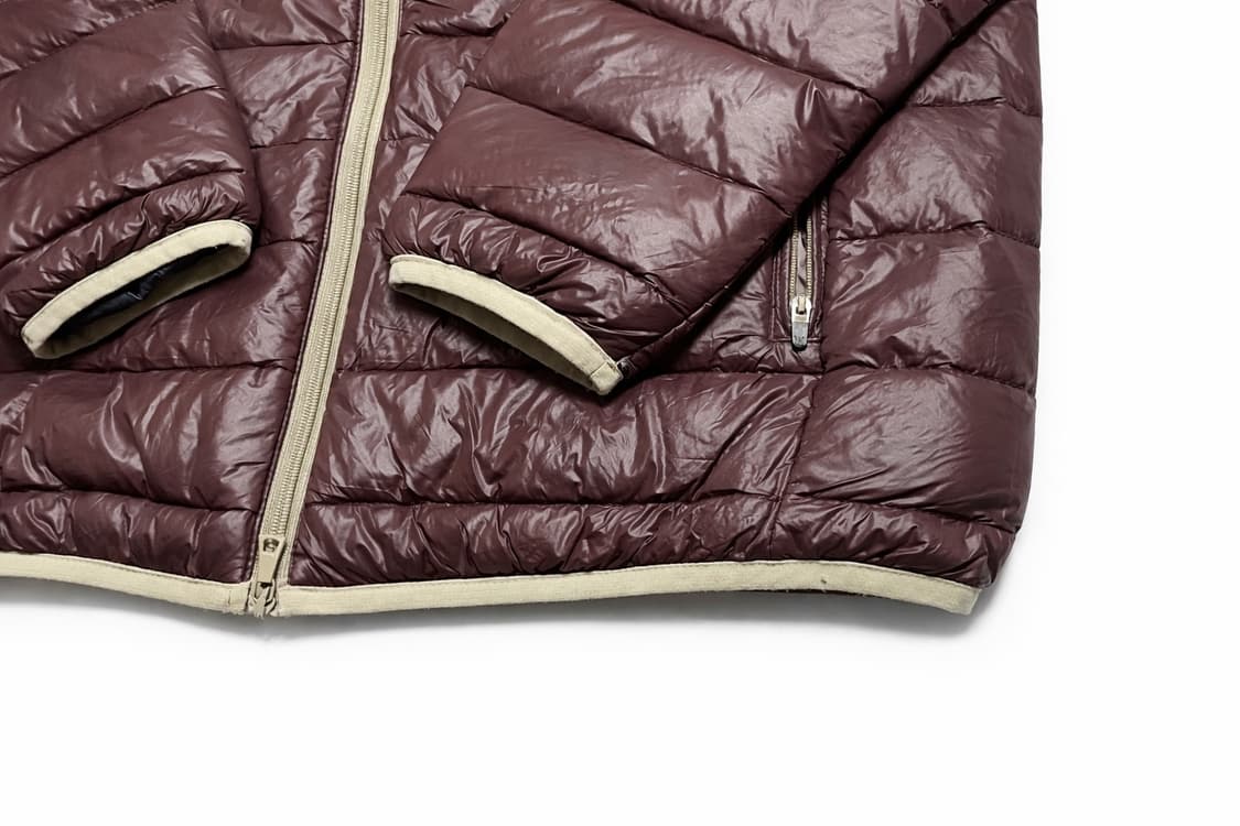 JPN 일본 빈티지 빔즈 라이트 BEAMSLIGHTS 버건디 경량패딩 L 상품이미지5