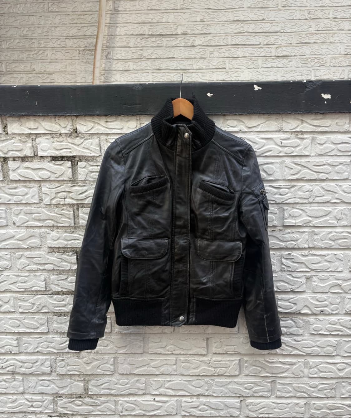 빈티지 가죽자켓 상품이미지1