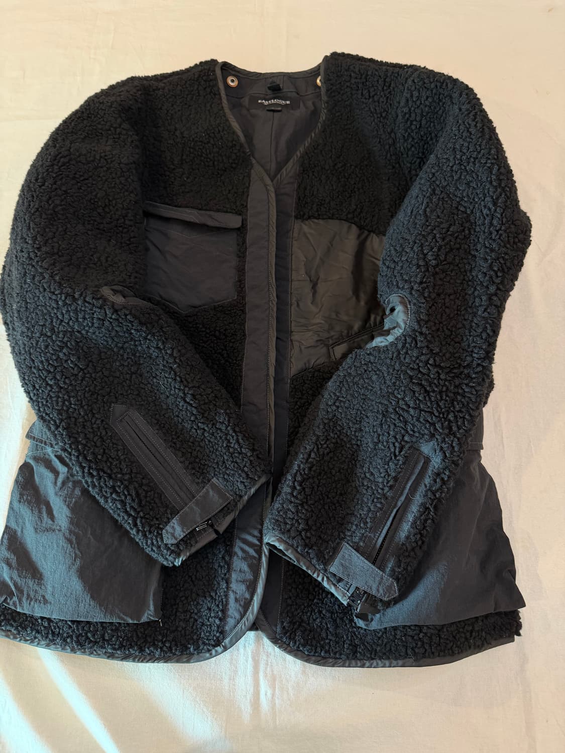 이스트로그 미발매 샘플 멀티포켓 바이커 플리스 자켓 상품이미지2