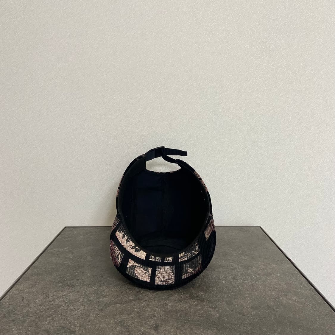 (OS) 슈프림 박스로고 캠프캡 모자 코듀로이 블랙 상품이미지5