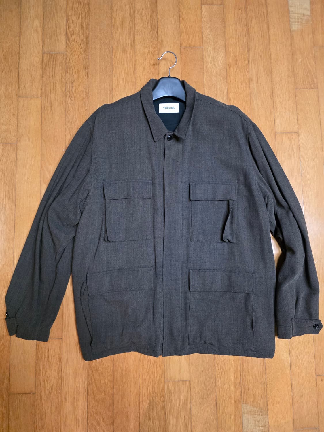 24ss 이얼즈어고 드릴 울 BDU 자켓 3(L) 판매 상품이미지1