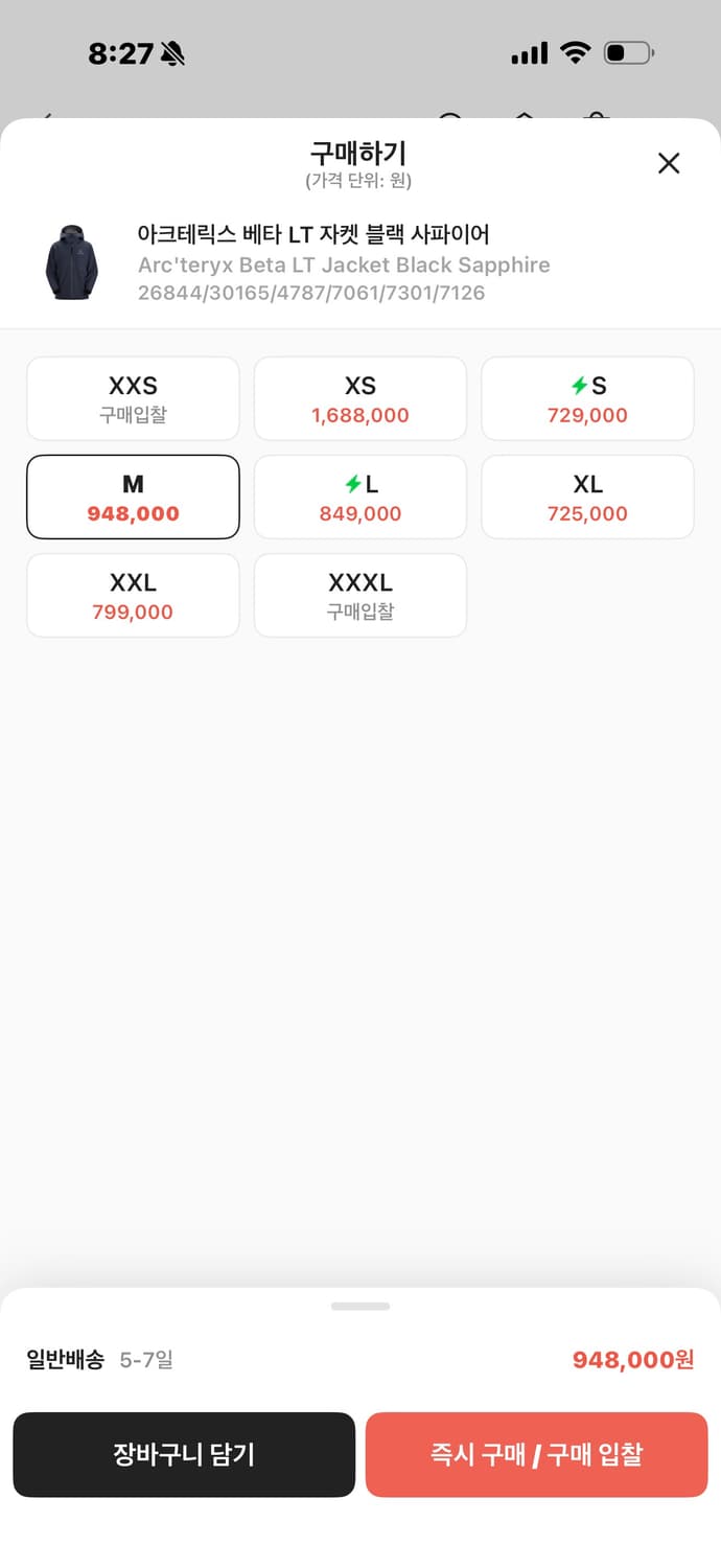 아크테릭스 베타lt 블랙사파이어L 상품이미지6