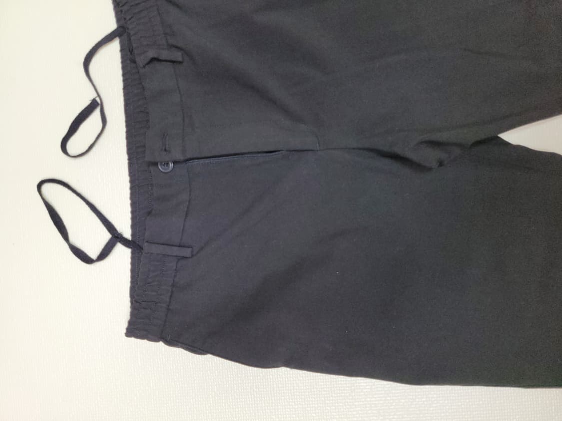 스파오 SPAO 조거형 밴딩 슬랙스 34 블랙  상품이미지4