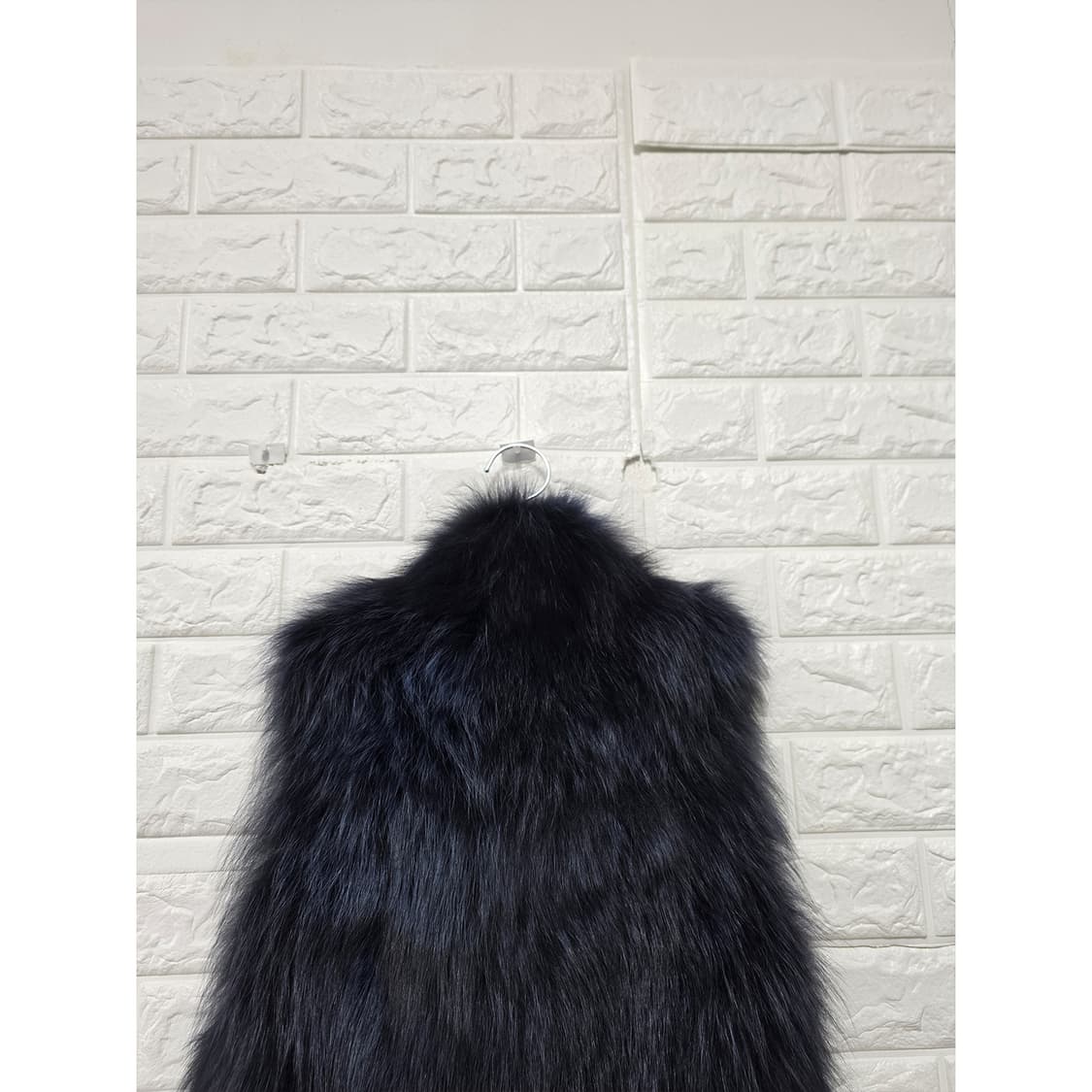 택포) 양가죽100 폭스 퍼100 베스트 조끼 M 상품이미지3