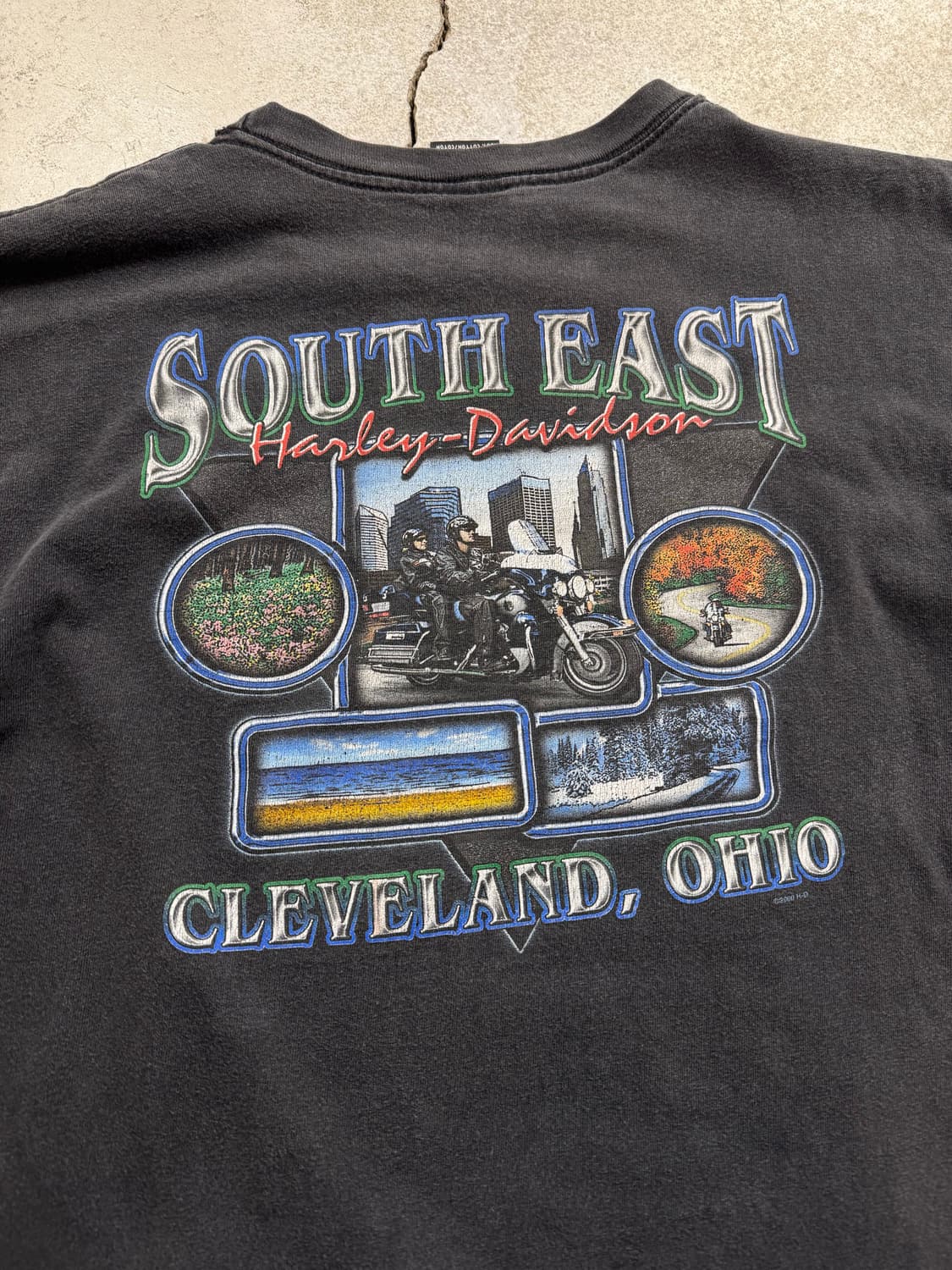 할리데이비슨 라이브 프리 라이드 프리 반팔티 상품이미지6