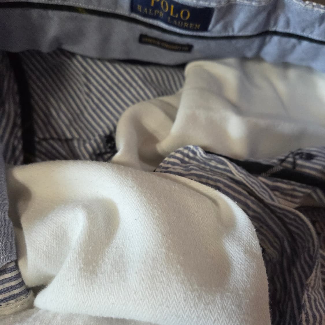 폴로 시어서커 해골자수 쇼츠 반바지 34 상품이미지5