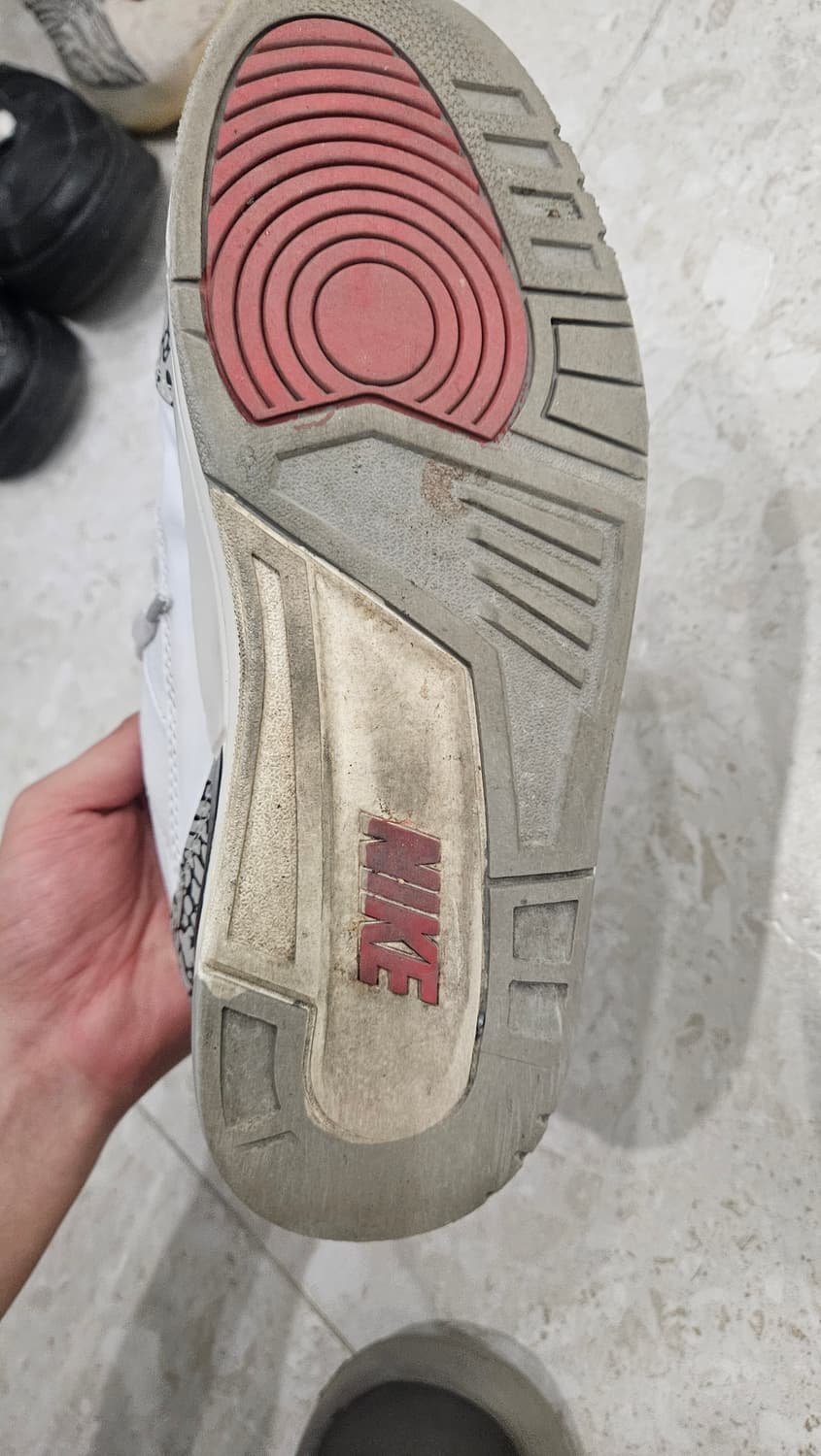 조던 3 화이트 시멘트 상품이미지3