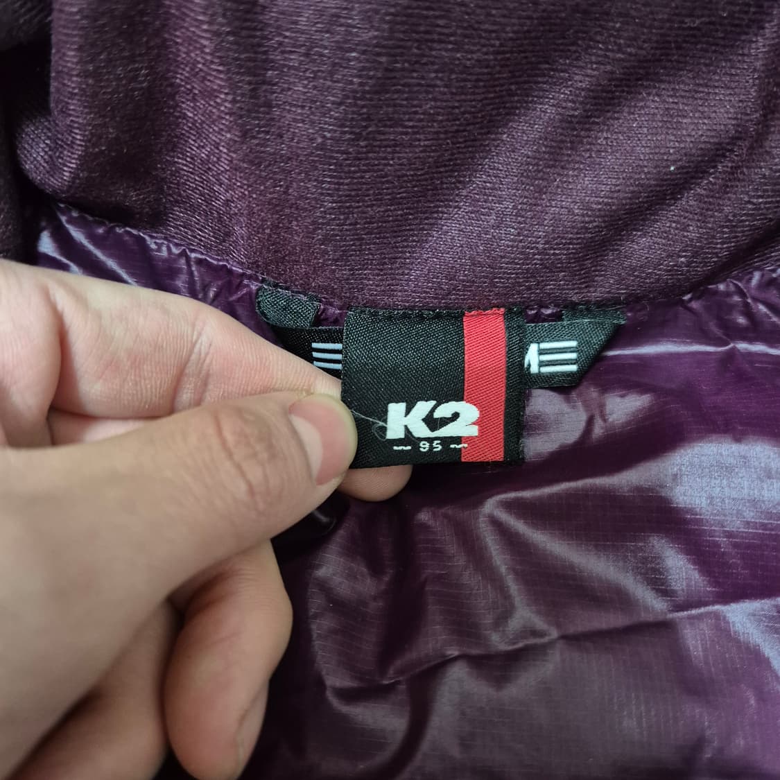 K2 케이투 구스다운 경량패딩 점퍼 M(95) 상품이미지5