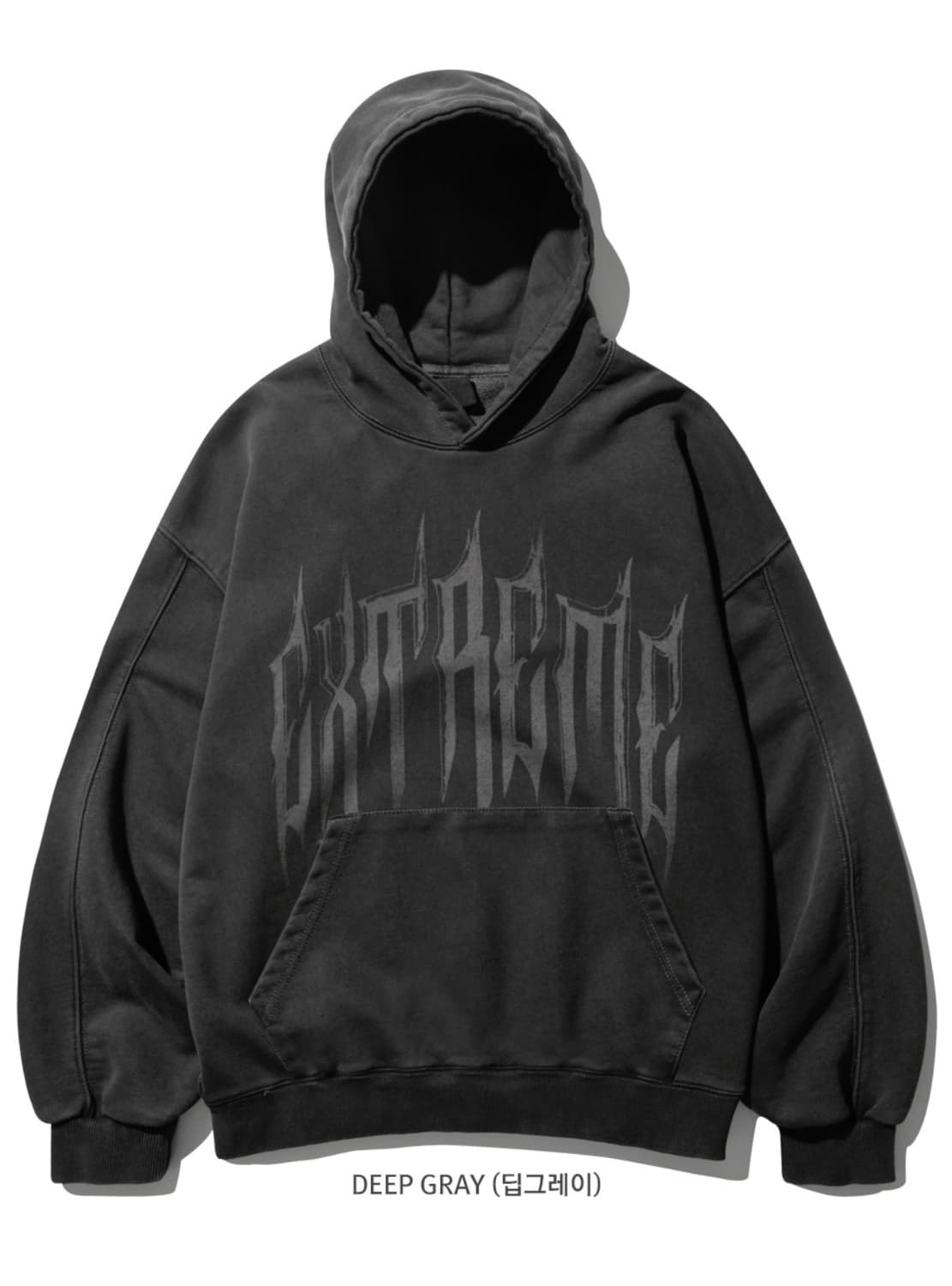 에즈카톤 피그먼트 후드 딥그레이 2XL 상품이미지1