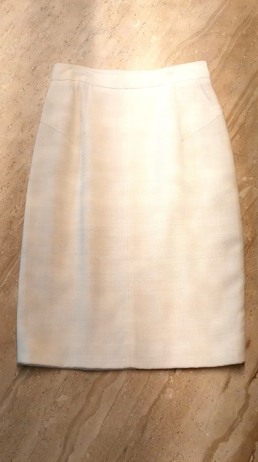 돌체앤가바나 화이트 펜슬 스커트 상품이미지1