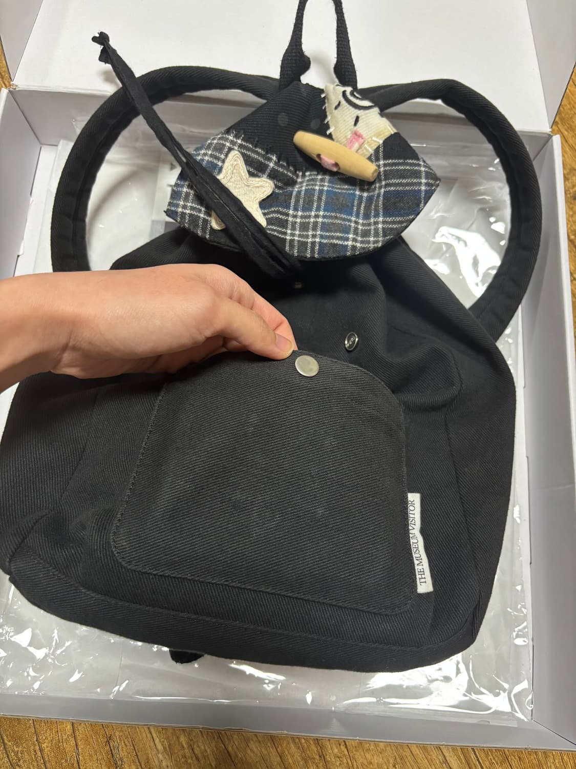 더뮤지엄비지터 패치워크 백팩 상품이미지3