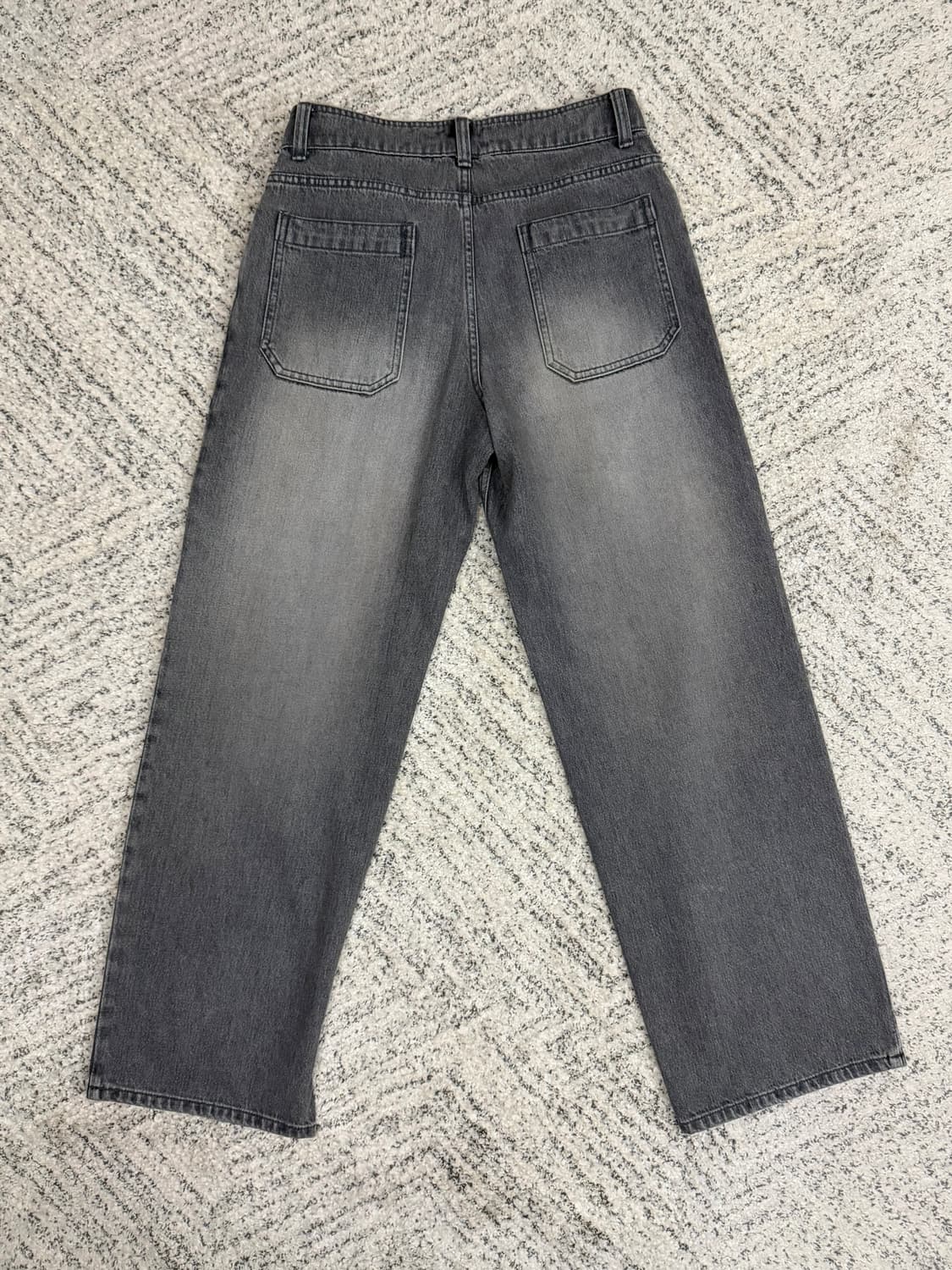 시스템 세미와이드 그레이 데님 상품이미지2