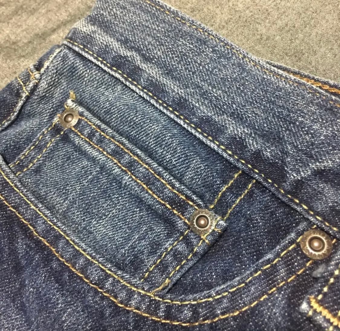 Relaxed fit Blue Denim Pants 상품이미지4