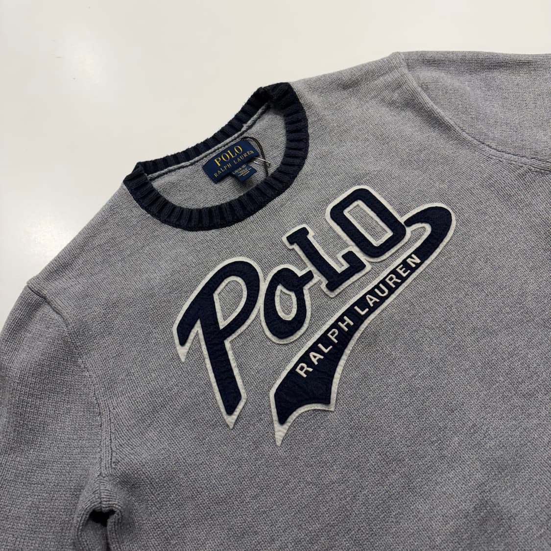[L] 폴로 랄프로렌 로고 니트 스웨터 C14 상품이미지3