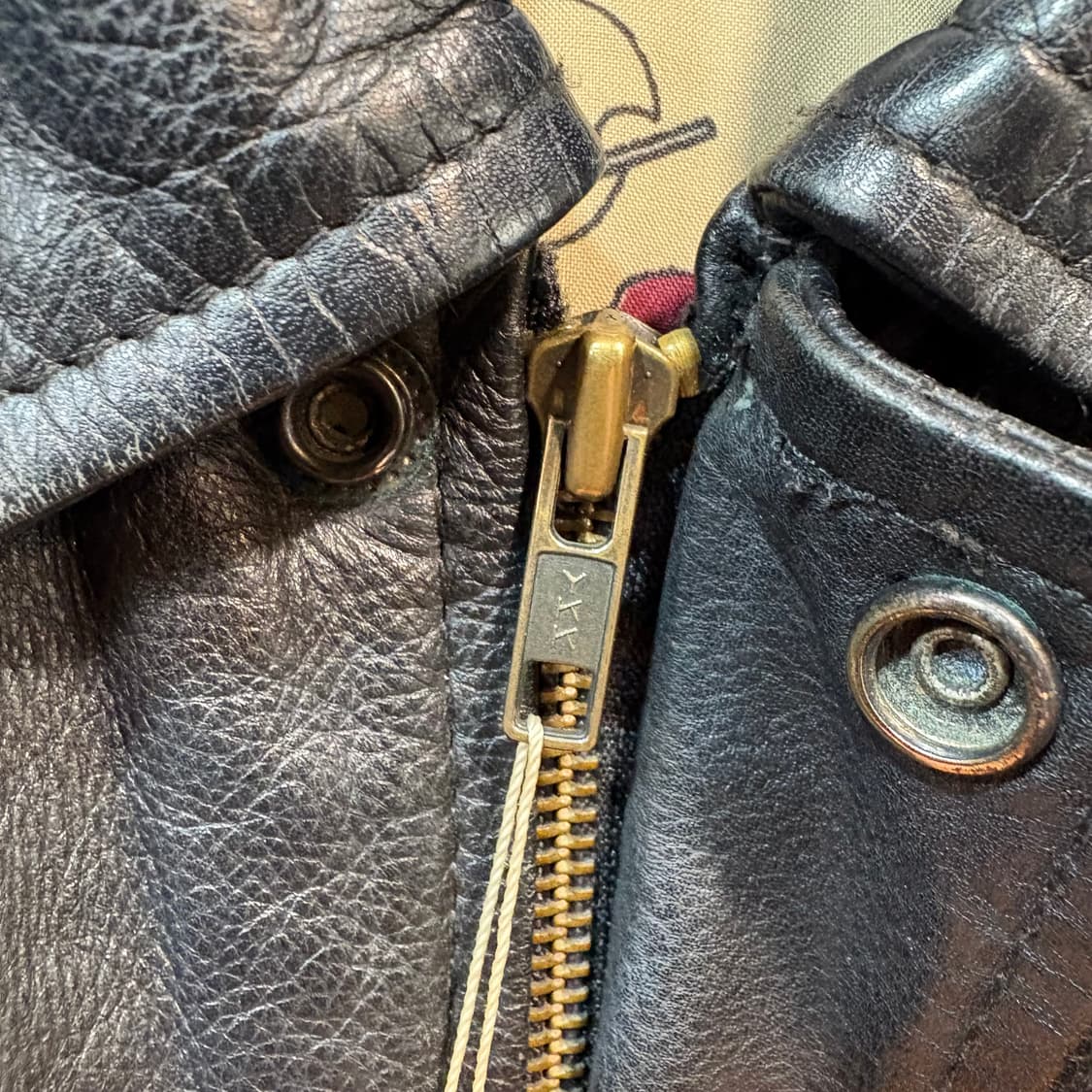 [L] VINTAGE 빈티지 A-2 가죽 자켓 상품이미지3