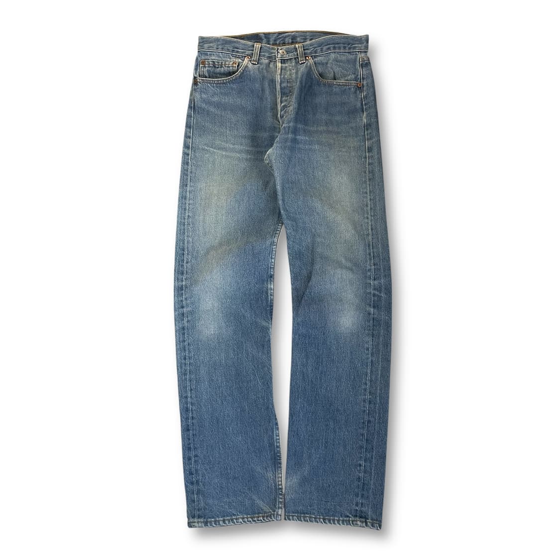 (30) 리바이스 501 00s 버튼플라이 중청 워싱 데님 팬츠 상품이미지1